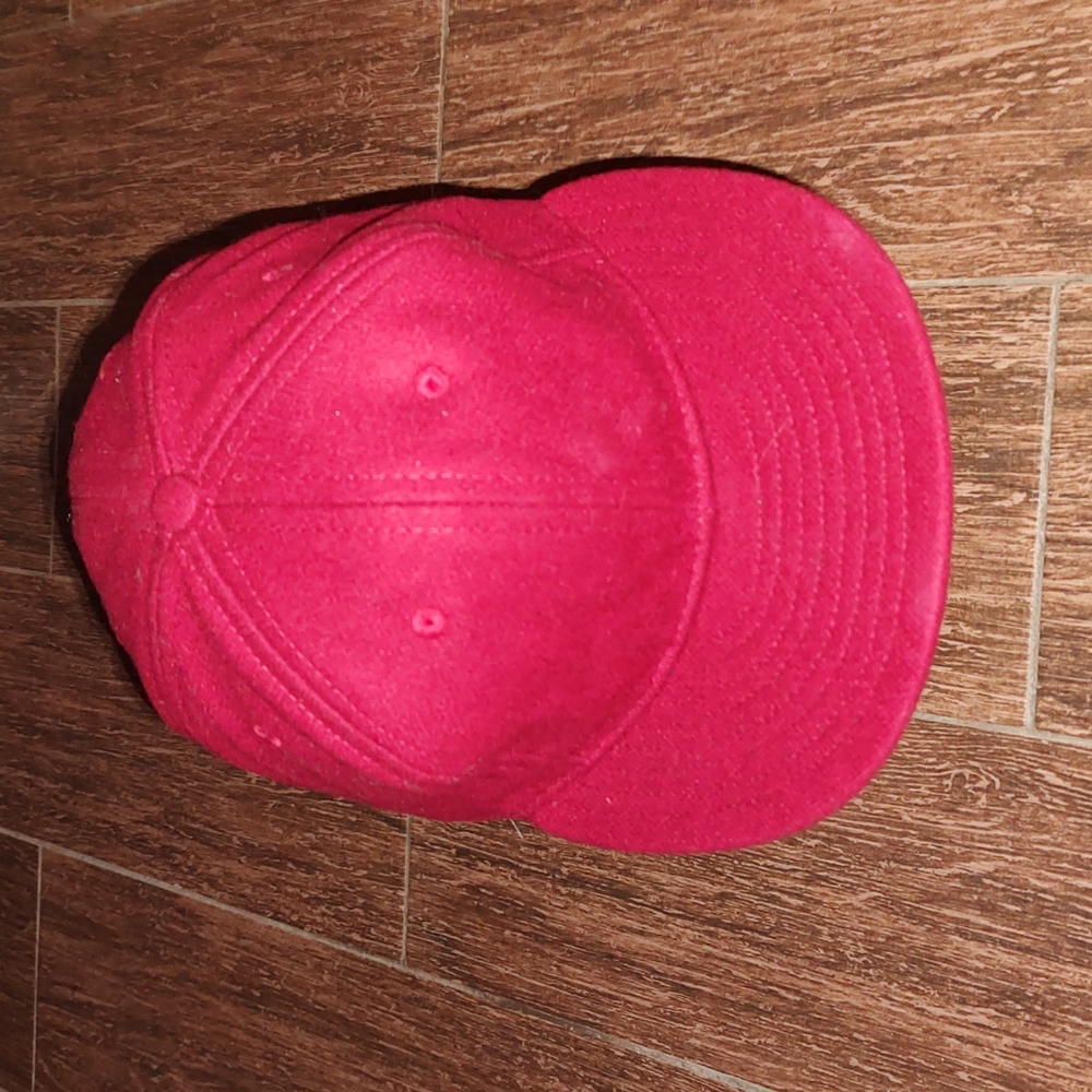 Ebbets Field Flannels Ballcap Crimson Red Market Price Textiles Hat NWT